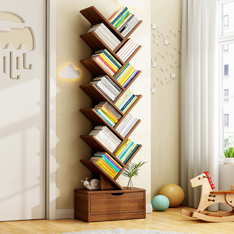Contemporary Creative Rectangular Eco-Friendly Board 6/8/10/12 Tier Bookshelves For Home Office DFM-F