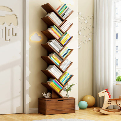 Contemporary Creative Rectangular Eco-Friendly Board 6/8/10/12 Tier Bookshelves For Home Office