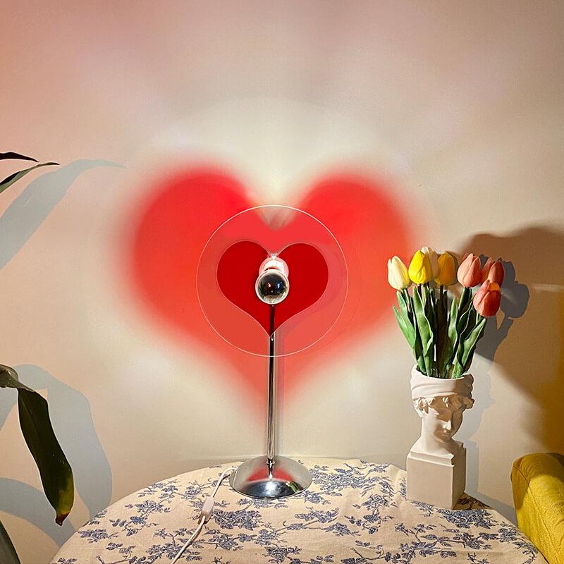 Creative Heart Shape 1-Light LED Vibes Standing Floor Lamp Lumendat