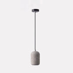 Modern Terrazzo Cylindrical LED Cement LED Pendant Light BulbSquare