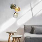 Modern Clear Glass 1-light Cube Pendant Light Lumendat