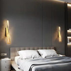 Modern Crystal Light Luxury Spiral Design LED Wall Sconce Lamp Lumendat