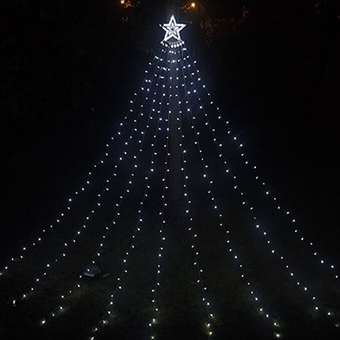 Star Waterfall Light Christmas Meteor Lights LED String Lights Lumendat