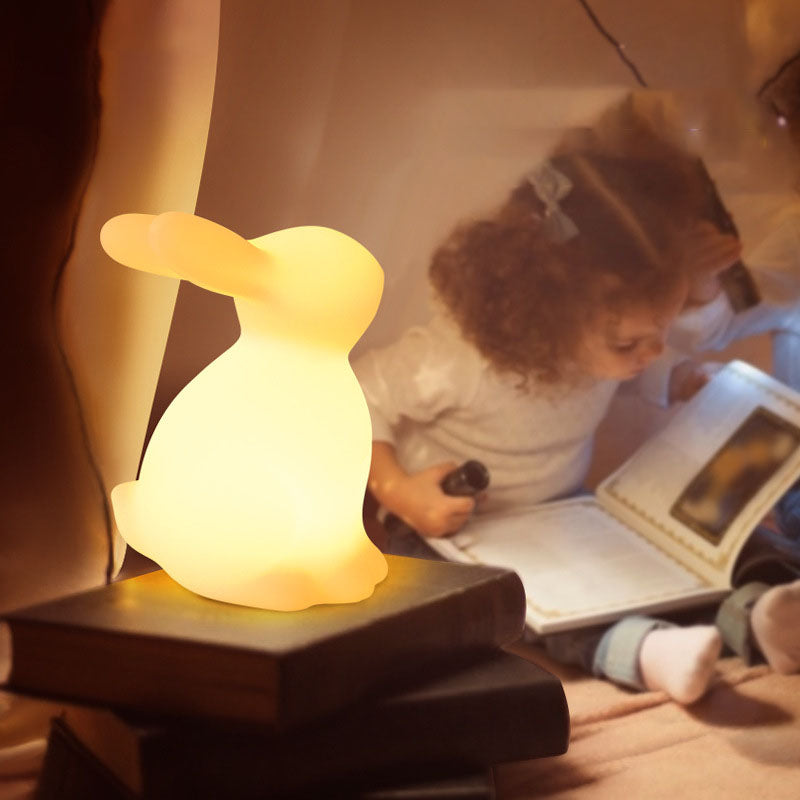 Contemporary Creative Rabbit PE LED Table Lamp For Bedroom Lumendat