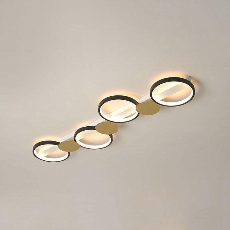 Modern Circle LED 3/4/5 Light LED Flush Mount Track Light Lumendat
