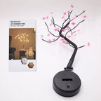 Bonsai Tree Light Plum Blossom Light Remote Control Small LED Table Lamps Lumendat