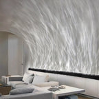 Modern LED Wall Wash Light Flowing Water Ripple – 3D Aurora Visual for Bedroom or Lounge