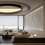 Modern LED Wall Wash Light Flowing Water Ripple – 3D Aurora Visual for Bedroom or Lounge