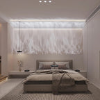 Modern LED Wall Wash Light Flowing Water Ripple – 3D Aurora Visual for Bedroom or Lounge