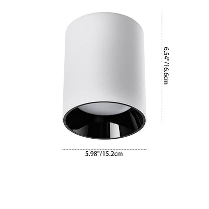 Adjustable Aluminum LED Pendant Light - Minimalist Round Flush Mount Ceiling Light For Home Office