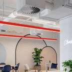 Eye-care & Anti-glare Aluminum LED Chandeliers - Minimalist Linear Pendant Light for Home Office SCON