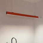 Eye-care & Anti-glare Aluminum LED Chandeliers - Minimalist Linear Pendant Light for Home Office SCON