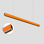 Eye-care & Anti-glare Aluminum LED Chandeliers - Minimalist Linear Pendant Light for Home Office SCON
