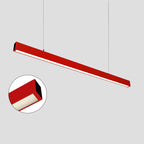 Eye-care & Anti-glare Aluminum LED Chandeliers - Minimalist Linear Pendant Light for Home Office SCON