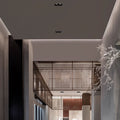 Recessed Aluminum LED Downlight - Industrial Round Square Rectangular Flush Mount Lighting For Living Room