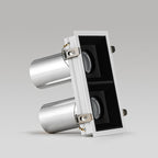 Recessed Aluminum LED Downlight - Industrial Round Square Rectangular Flush Mount Lighting For Living Room