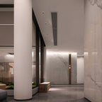 Recessed Aluminum LED Spotlight - Minimalist Cylinder Flush Mount Lighting for Living Room