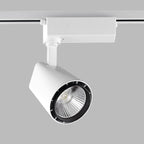 Adjustable Aluminum LED Track Spotlight - Minimalist Rotatable Semi-flush Mount Ceiling Light for Home Office