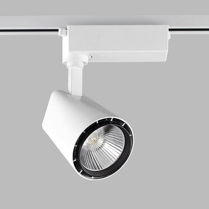 Adjustable Aluminum LED Track Spotlight - Minimalist Rotatable Semi-flush Mount Ceiling Light for Home Office