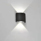 Modern Outdoor Arc Up and Down Spotlight LED Outdoor Waterproof Wall Sconce Lamp