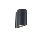 Modern Wave Aluminum Waterproof LED Outdoor Wall Sconce Lamp
