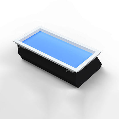 Modern Minimalist Smart Blue Sky Metal LED Flush Mount Ceiling Light for Living Room