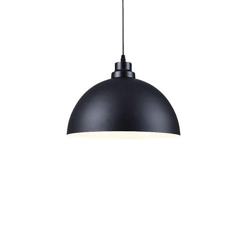 Industrial Simple Iron Dome Pot Lid 1-Light Pendant Light