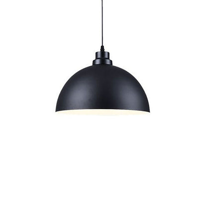 Industrial Simple Iron Dome Pot Lid 1-Light Pendant Light