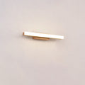 Nordic Minimalist Wooden Long Strip Vanity Light LED Wall Sconce Lamp