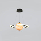 Lumendat Modern Creative Space Planet Circle Kids LED Chandelier Lumendat