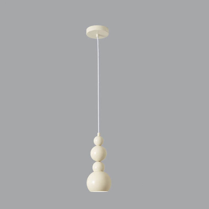 Creative Cream Style Iron Gourd Skewers 4/8-light Chandelier BulbSquare