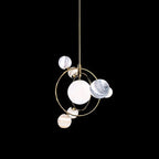 Lumendat Contemporary Creative Glass Balls 7-Light Chandelier For Bedroom Lumendat