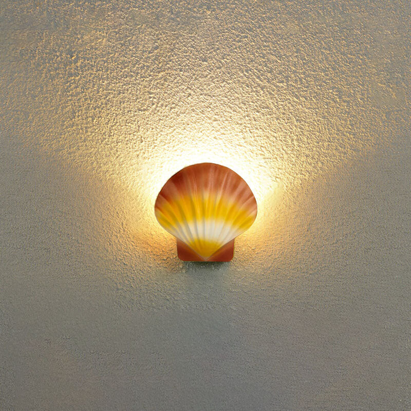 Outdoor Creative Shell Design Aluminum LED Waterproof Wall Sconce Lamp Lumendat