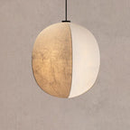 Traditional Japanese Zen Anti-silk Lantern Shape 1-light Pendant Light for Living Room BulbSquare