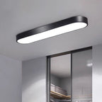 Modern Minimalist Elliptical Strip Iron Acrylic LED Flush Mount Ceiling Light For Hallway Lumendat