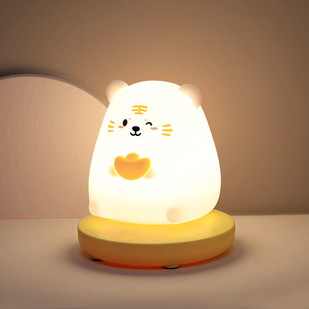 Creative Silicone Animal USB Rechargeable Night Light Decorative Table Lamp Lumendat