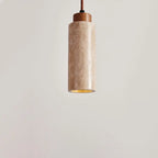 Japanese Wabi-sabi Solid Wood Stone 1/2/3-light Island Light Chandelier BulbSquare