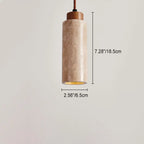 Japanese Wabi-sabi Solid Wood Stone 1/2/3-light Island Light Chandelier BulbSquare