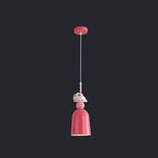 Lumendat Nordic Cartoon Resin Rocket Snowman 1-Light Kids Pendant Light Lumendat