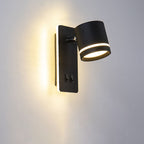 Nordic Minimalist Square Spotlight Rotatable LED Reading Wall Sconce Lamp