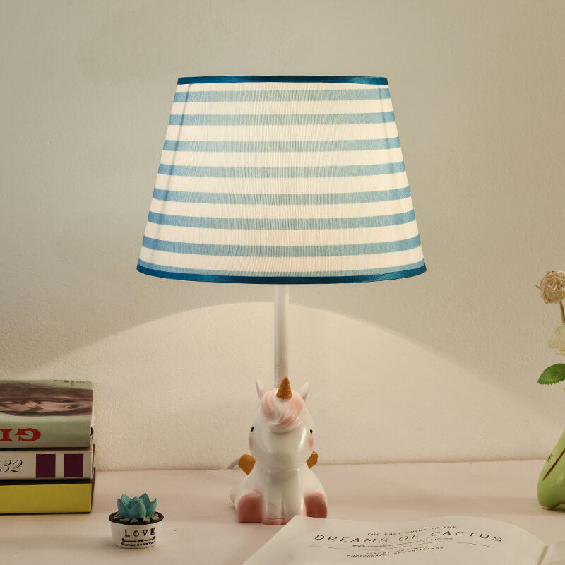 Lumendat Nordic Fun Cartoon Pattern Resin Fabric Children 1-Light Table Lamp Lumendat
