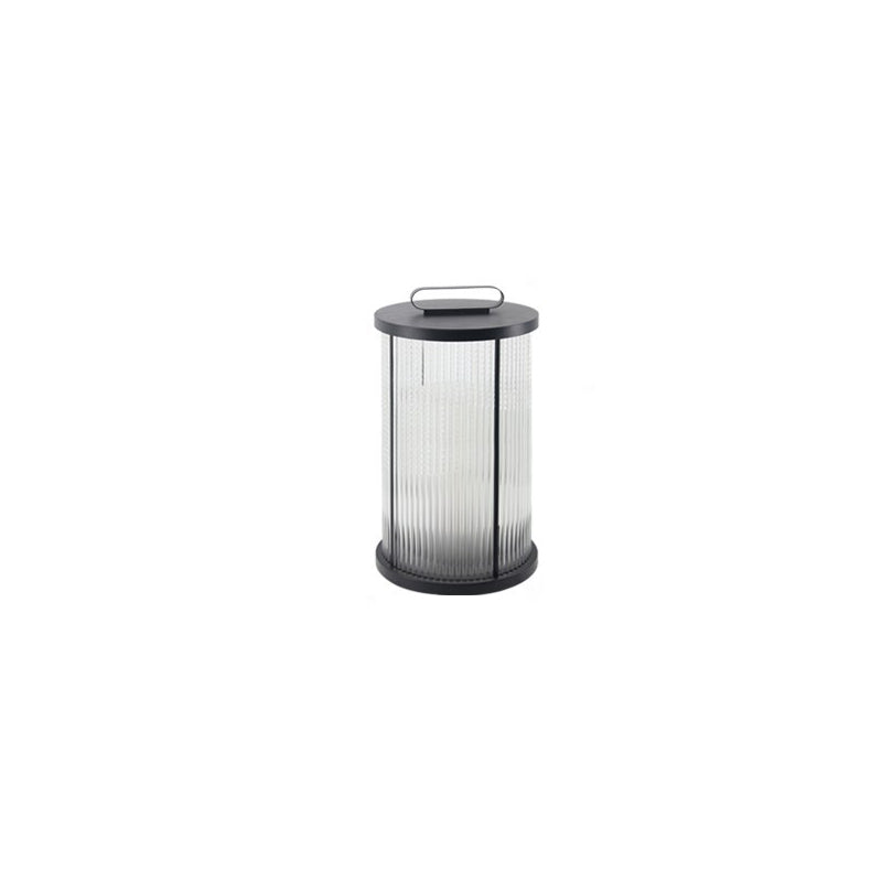 Modern Simplicity Cylinder Glass Steel 1-Light Landscape Light For Outdoor Patio Lumendat