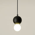 Contemporary Scandinavian Orb Terrazzo 1-light Pendant Light for Bedroom BulbSquare