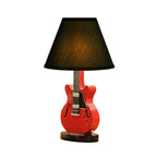 Lumendat Cartoon Creative Fabric Shade Guitar 1-Light Table Lamp Lumendat