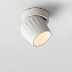 Modern Minimalist Aluminum Adjustable Angle LED Spotlight Semi-Flush Mount Ceiling Lumendat