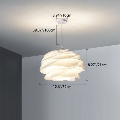 Nordic Creative Rose Pods PVC 1-Light Pendant Light