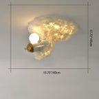 Modern Creative Spray Airplane Cotton 1/3/5-light Kids Flush Mount Ceiling Light