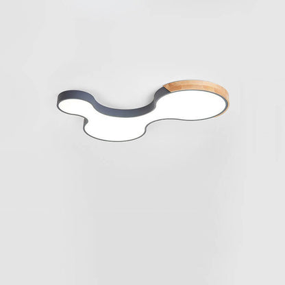 Nordic Macaron Shaped Block Clouds LED Flush Mount Ceiling Light