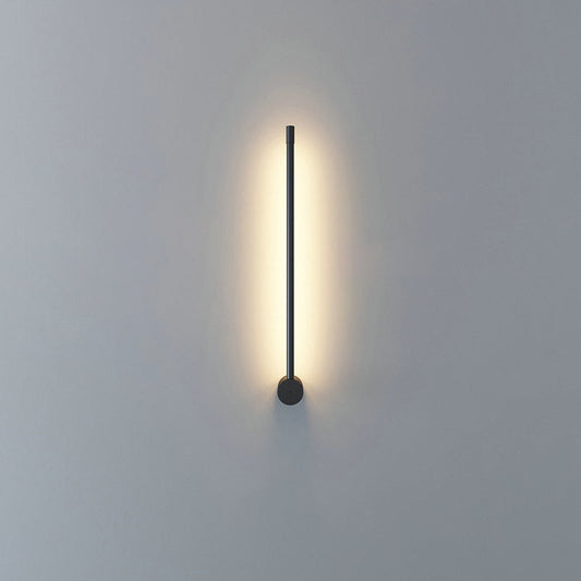 Modern Minimalist Aluminum Straigh Line LED Wall Sconce Lamp For Living Room