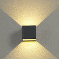 Outdoor Minimalist Square Cube Aluminum Waterproof LED Wall Sconce Lamp Lumendat